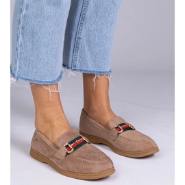 Smeđe nativnike iz Ekozamsza sa zlatnim ukrasom smeđa 2