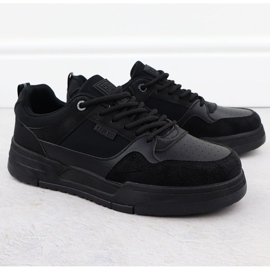 Big Star Muške crne velike zvijezde RR174606 Muške sportske cipele crna 1