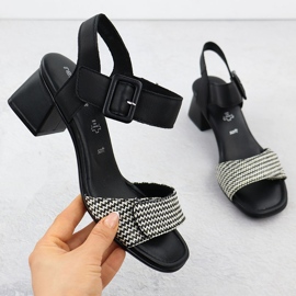 Ženske sandale remonte crna 1