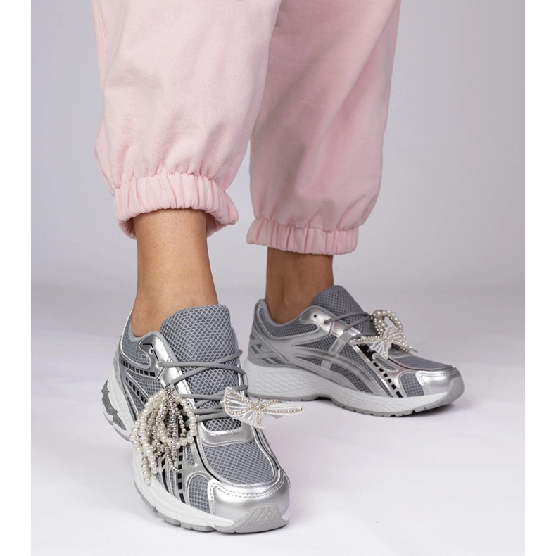 Srebrne tenisice s odvojivim ukrasima srebro 2