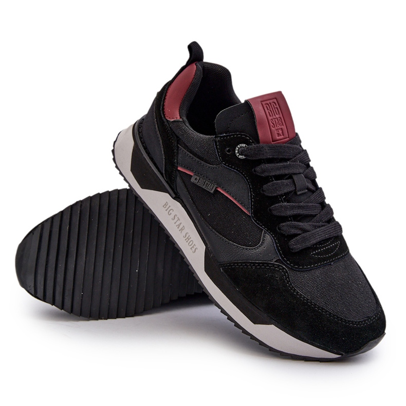 Muške tenisice Memory Foam System Big Star NN174350 crne crno 4