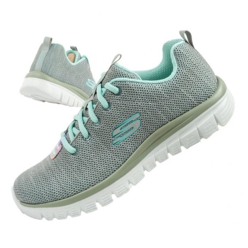 Skechers Graceful Twisted Fortune Shoes 12614/Gimnn siva 1