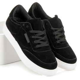 Tenisice na platformi crno 1