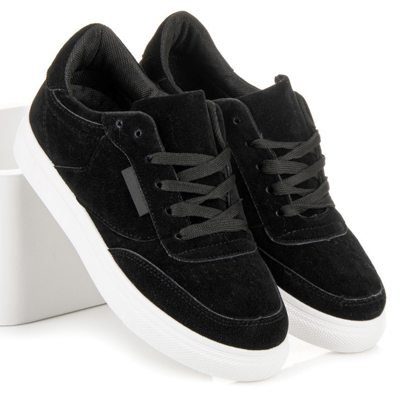 Tenisice na platformi crna 1