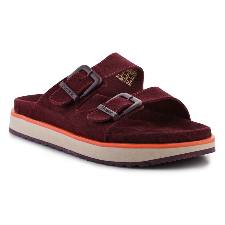 D.Franklin Flip Flops Nordic sandala kopča DFSH405004-burg crvena 1