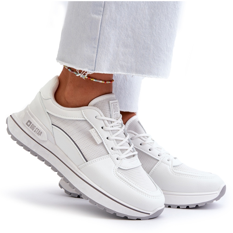 Big Star Ženske tenisice NN274A089 Bijele bijela 5