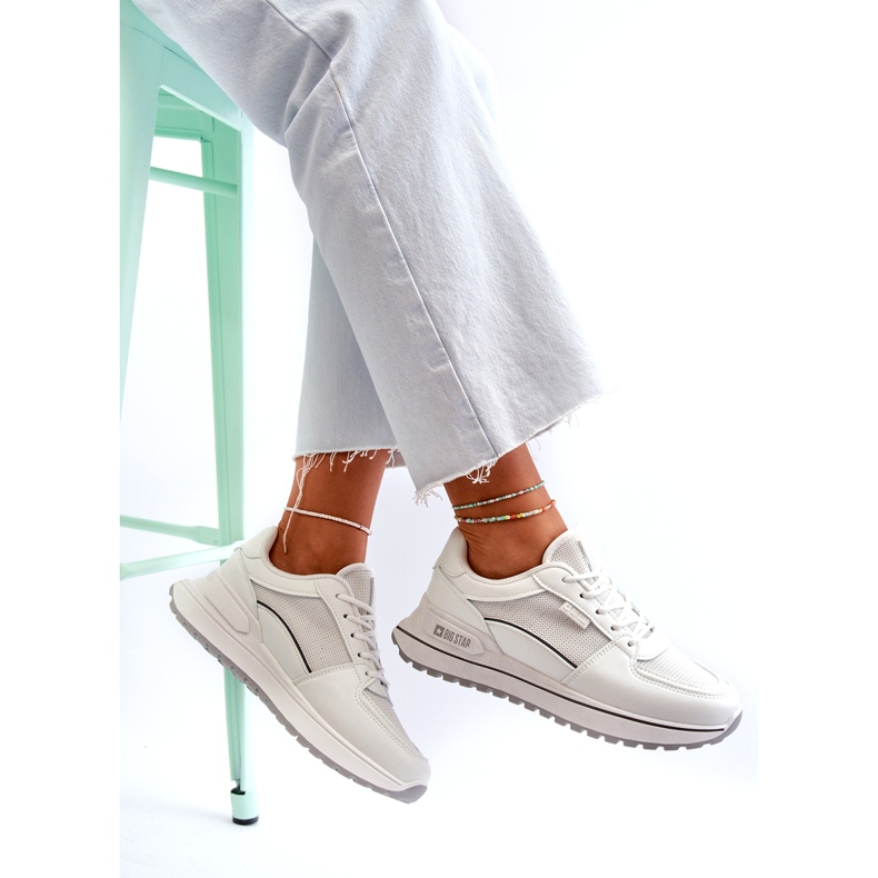 Big Star Ženske tenisice NN274A089 Bijele bijela 4