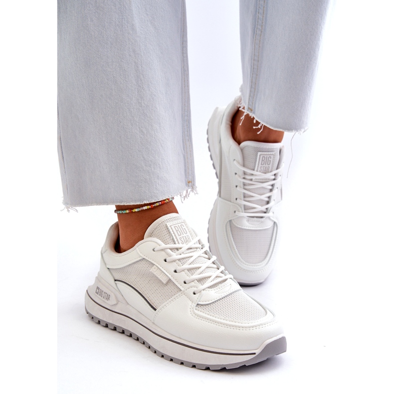 Big Star Ženske tenisice NN274A089 Bijele bijela 2