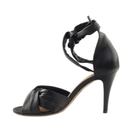 Crne Badura 4650 ženske sandale crna 2