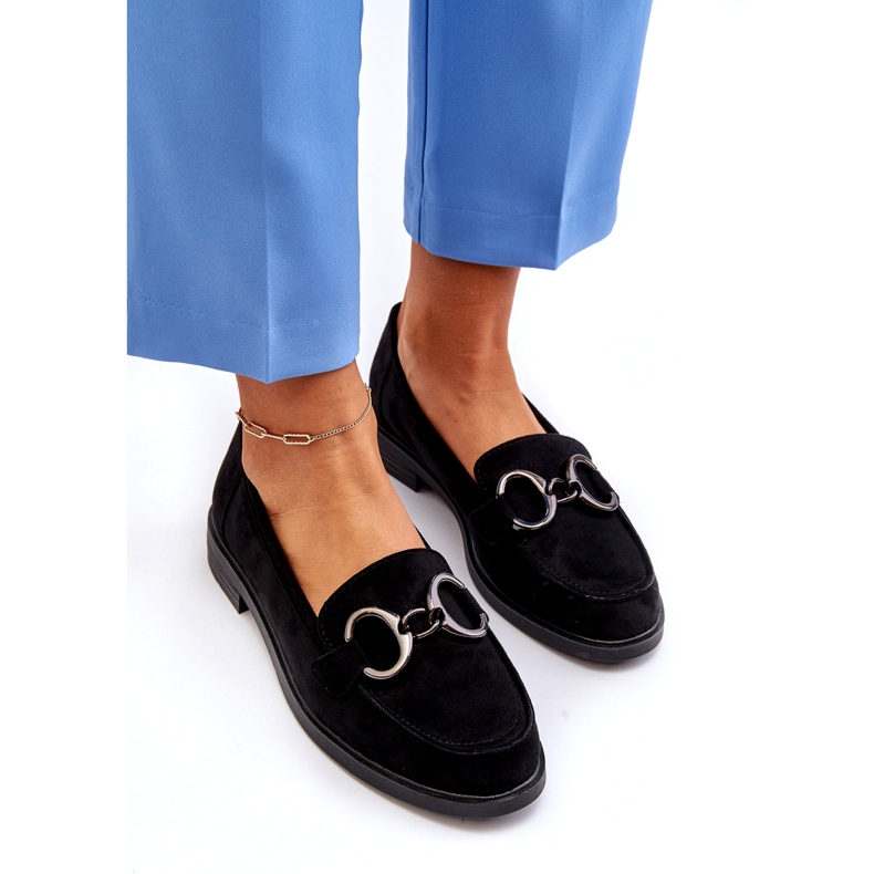 Vinceza Ženski odlagališta s ukrasom s crnom kožnom umetnicom 3