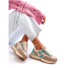 Big Star Ženske sportske tenisice Velika zvijezda NN274973 Bež 1