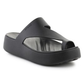 Flip-flops Crocs Wetaway Platform Toe petlja 210834-001 crna 1