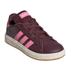 Adidas Grand Court 2.0 Lifestyle tenis čipka Jr Jr5111 cipele crvena 2