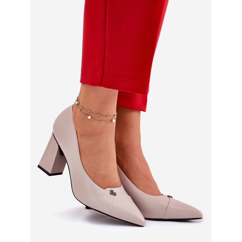 Pumpe na post elegantnom Vinceza 62224 Grey siva 1