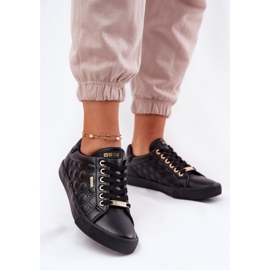 Ženske tenisice s eko kožom Big Star RR274323 crna crno 2