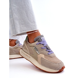 Ženske tenisice na platformi Memory Foam System Big Star NN274681 Bež 3