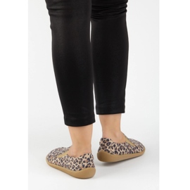 Olivier Ženski minimalistički minimalistički klizač 1308Pol Leopard smeđa 2