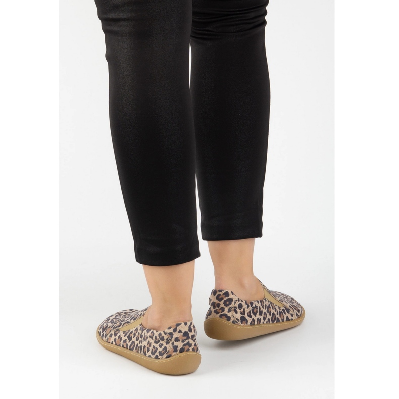 Olivier Ženski minimalistički minimalistički klizač 1308Pol Leopard smeđa 2