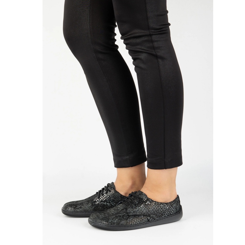 Olivier Bosone žene minimalističke tenisice 1288Pol Crna zmija crno 1