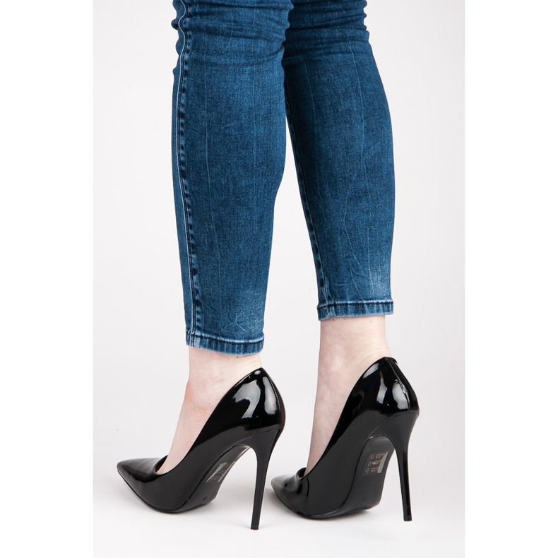 Seastar Seksi lakirane potpetice crna 2