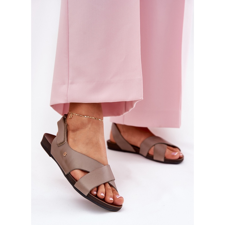 Wevie sandale zazoo 40141 tamna bež 2