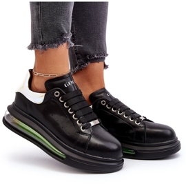 Tenisice sportske ženske kože goe nn2n4030 crna crno 6