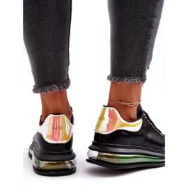 Tenisice sportske ženske kože goe nn2n4030 crna 1