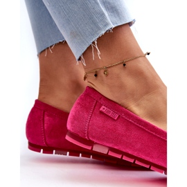Ženske eko antilop mokasine Big Star NN274934 sustav memorijske pjene boje boje boje ružičasta 1