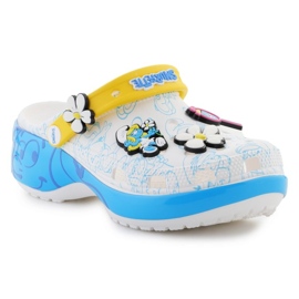 Crocs Smurfs platforma zaklopke klompa 210822-90H bijela 1