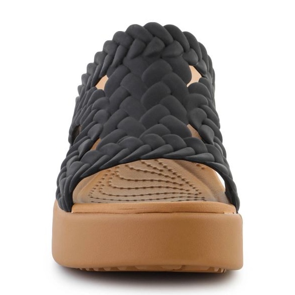 Crocs Brooklyn utkana klizačka peta 209979-001 Flip-flops crna 2