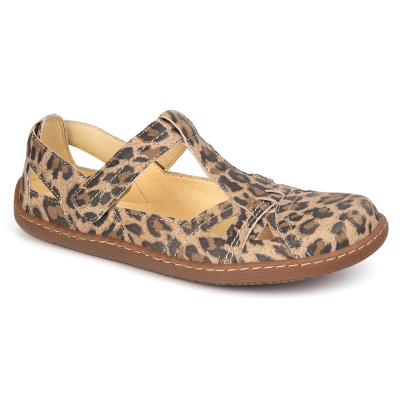 Bosone cipele Ultra -Light Olivier 1285 Leopard Leopard Print bež 1