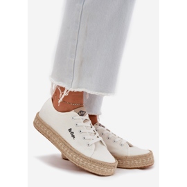 Ženske tenisice s Lee Cooper LCW-25-44-3217 pletenica bijela 1