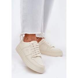 Ženske tenisice Big Star RR274A243 Hi-Polish bež sustav 2