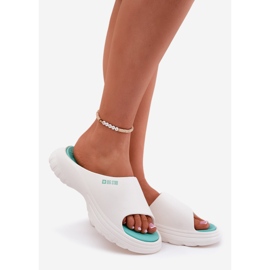 Big Star Velika zvijezda RR274A586 Ženske zaklopke od pjene bijela 1