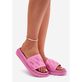 Ženske papuče na platformi Big Star RR274A541 PINK ružičasta 1