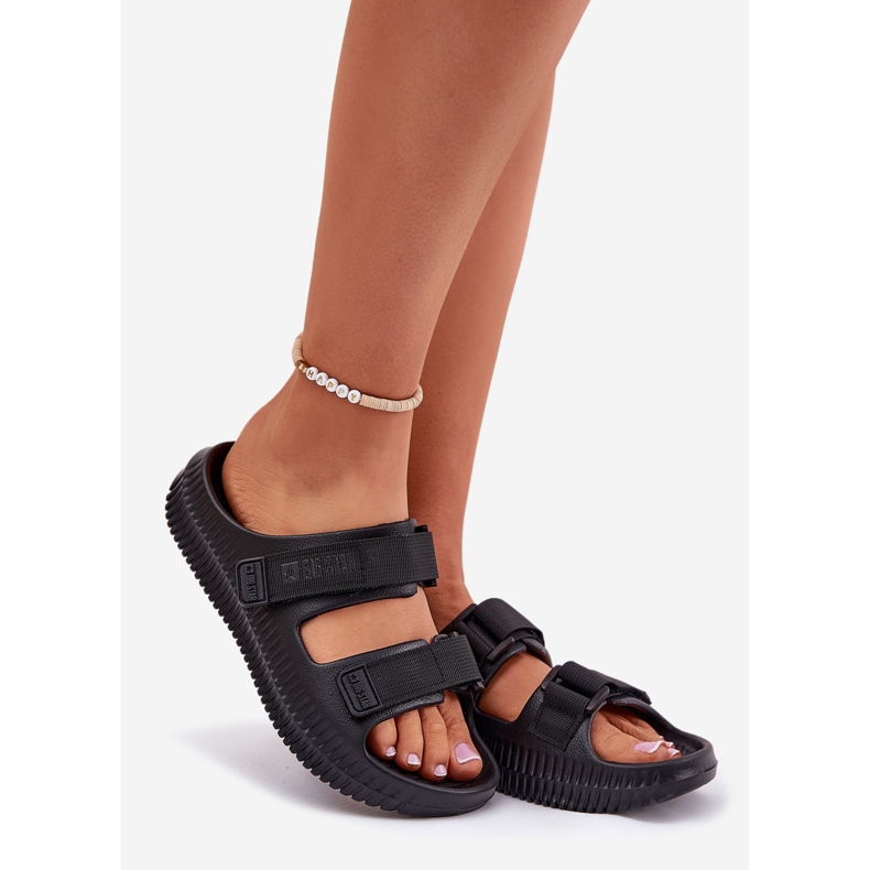 Big Star Ženske pjenasti lete s velikom zvijezdom RR274A527 Crni čičak crno 1