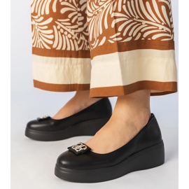 Crne cipele na platformi s cirkonom ukrasom crno 1