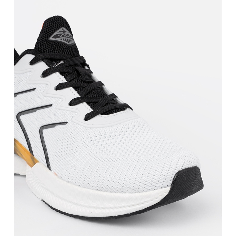 Vico Bijelo -bijele ženske sportske cipele s narančastim elementom bijela 1