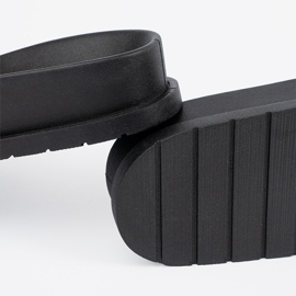 Seastar Crno-smeđe flop-flops s ukrasom crna 1