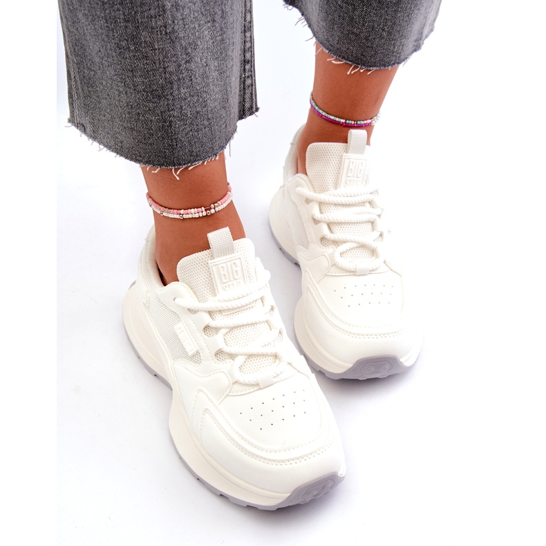 Ženske tenisice HI-POLY System Big Star NN274A107 Bijele bijela 2