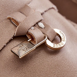 Ženske sive kože umetke bež 2