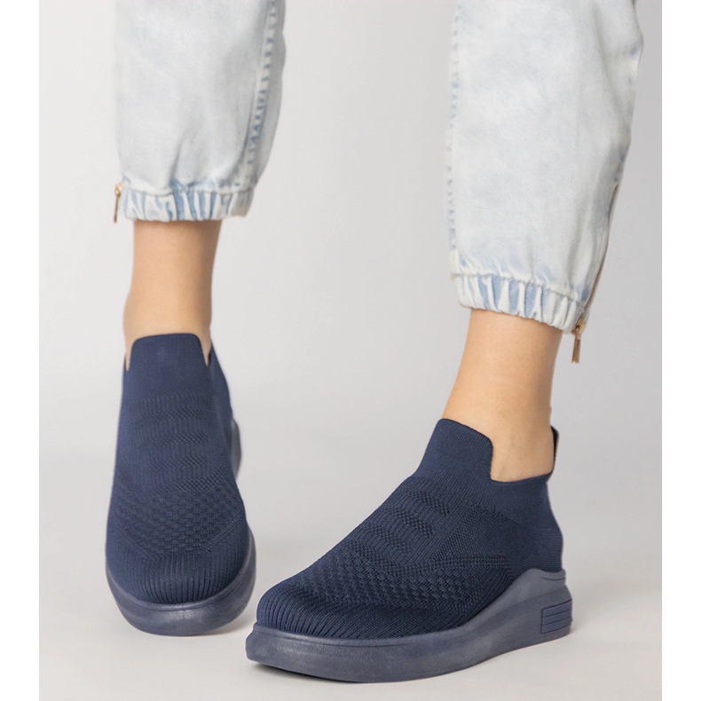 Tenisice mornarsko plave čarape plava 2