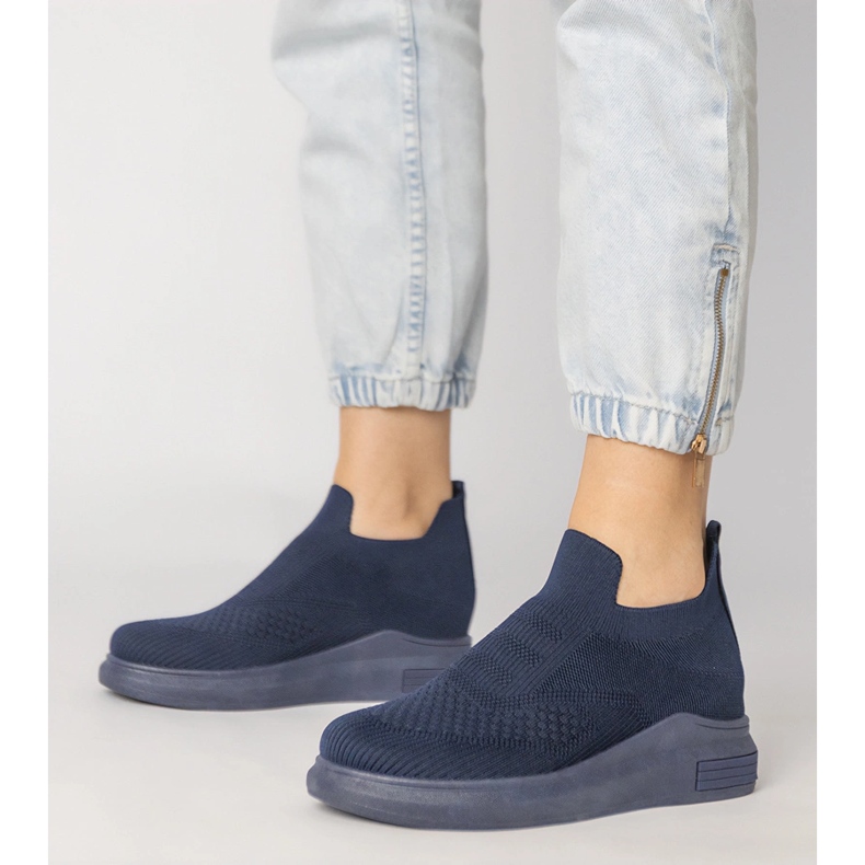 Tenisice mornarsko plave čarape plava 1