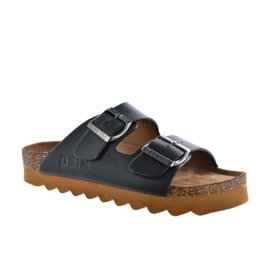 Ženske papuče Big Star LL274477 Black crno 2