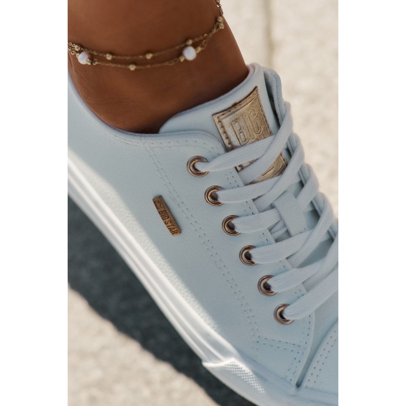 Ženske tenisice s eko kožom Big Star RR274748 White bijela 1