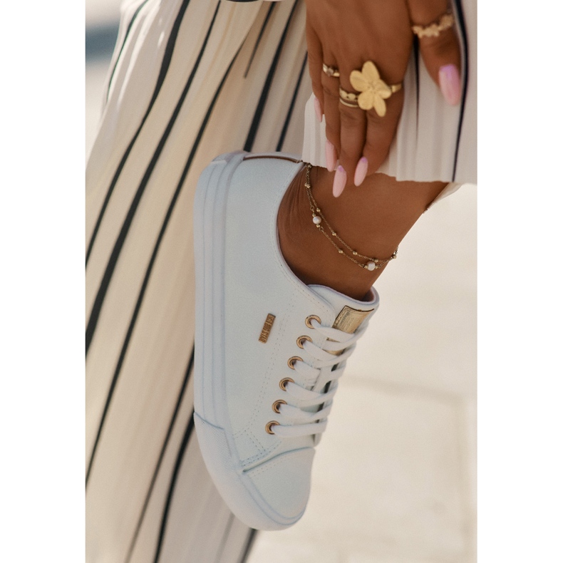 Ženske tenisice s eko kožom Big Star RR274748 White bijela 2