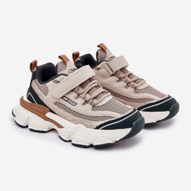 Tenisice sportske sportske cipele za bež čičak 1