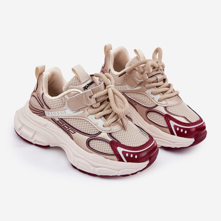 Dječje tenisice na debelom zlatnom potplatu zlatna 1