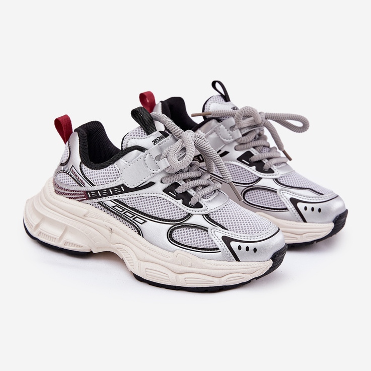 Dječje tenisice na gustom potplatu srebra Xarana srebro 1