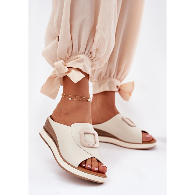 Ženska kožna letilica Artiker 56C2145 Svjetlo bež 2